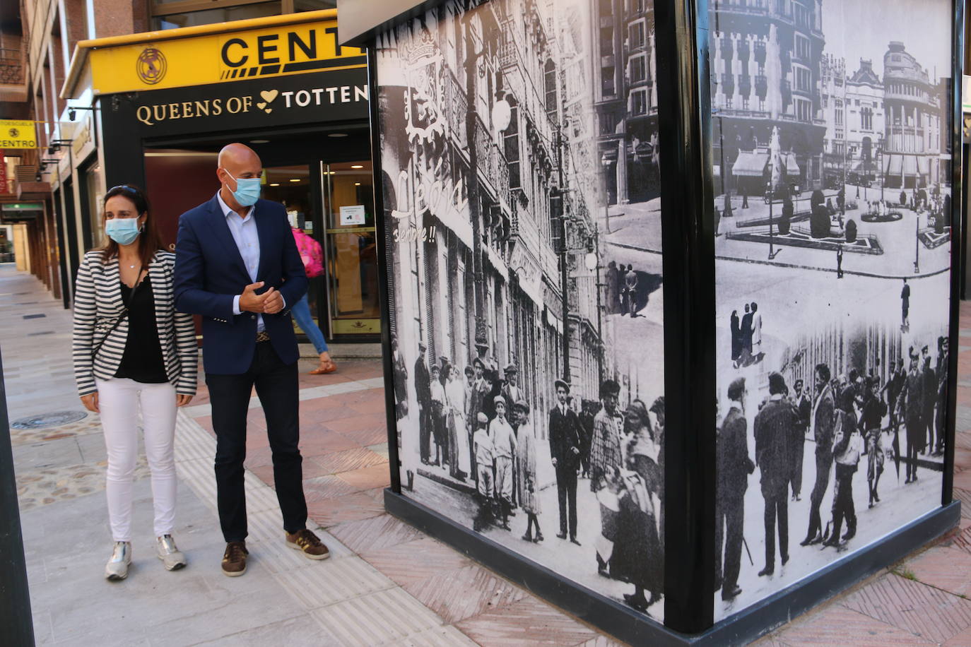 El alcalde de León visita las actuaciones en Arco de Ánimas y Legio VII.