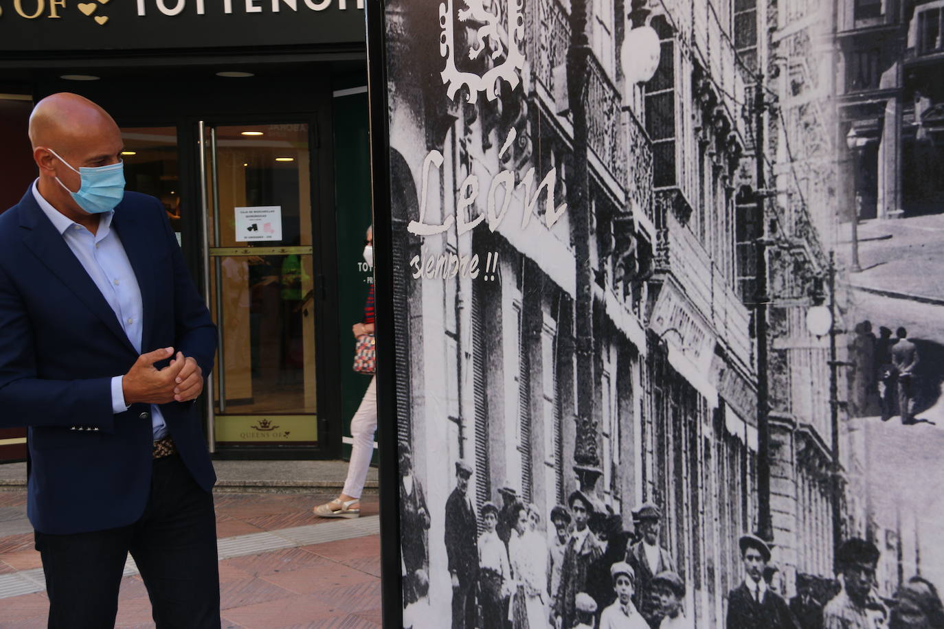 El alcalde de León visita las actuaciones en Arco de Ánimas y Legio VII.