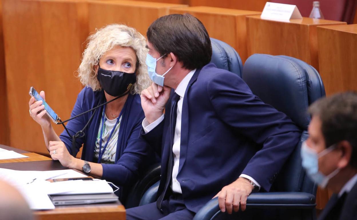 La consejera de Sanidad, Verónica Casado. 