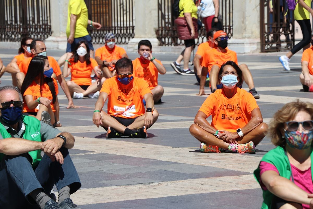 La carrera A Santiago Contra el Cáncer ha llegado este domingo a su destino, este año, sin salir de León.