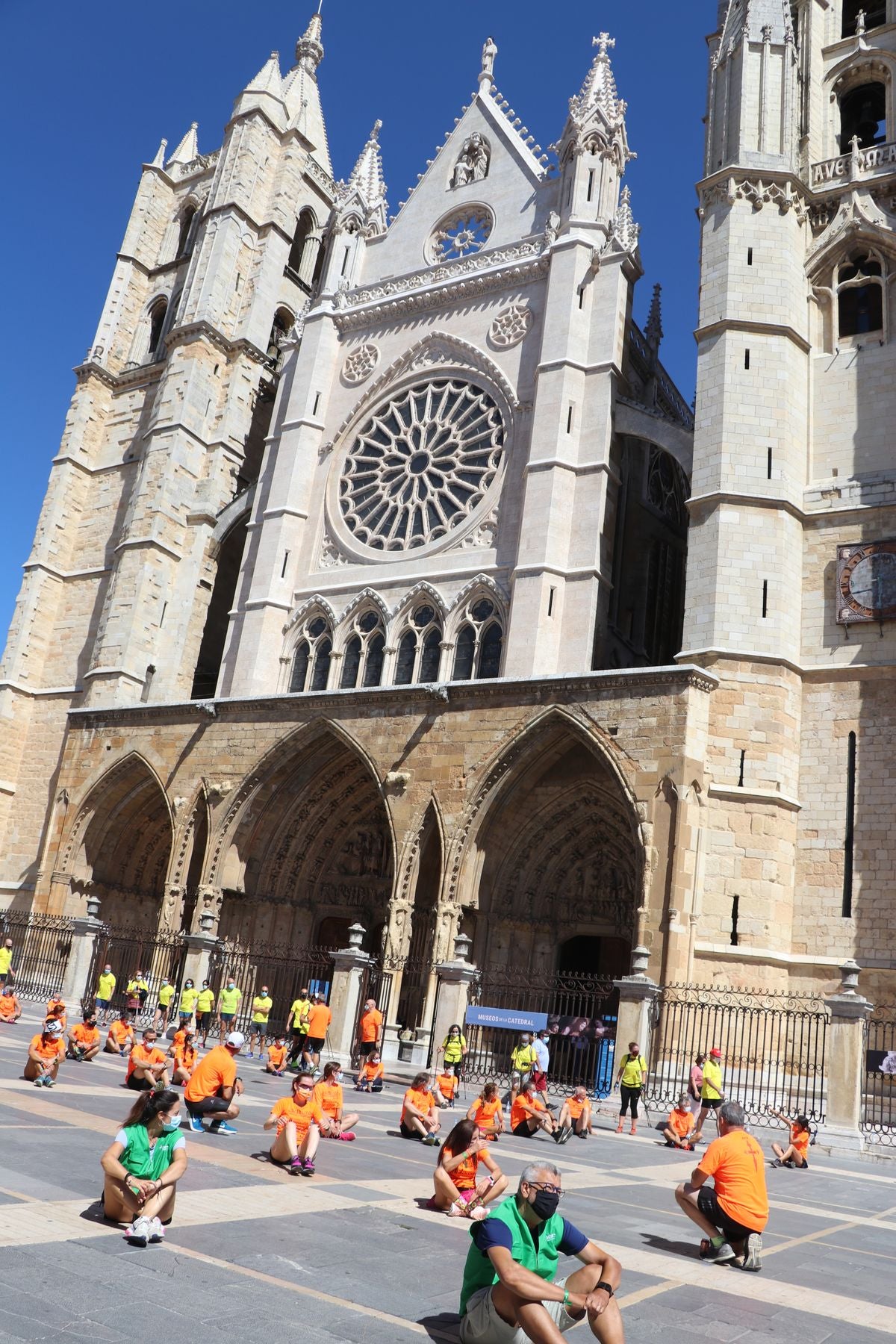 La carrera A Santiago Contra el Cáncer ha llegado este domingo a su destino, este año, sin salir de León.