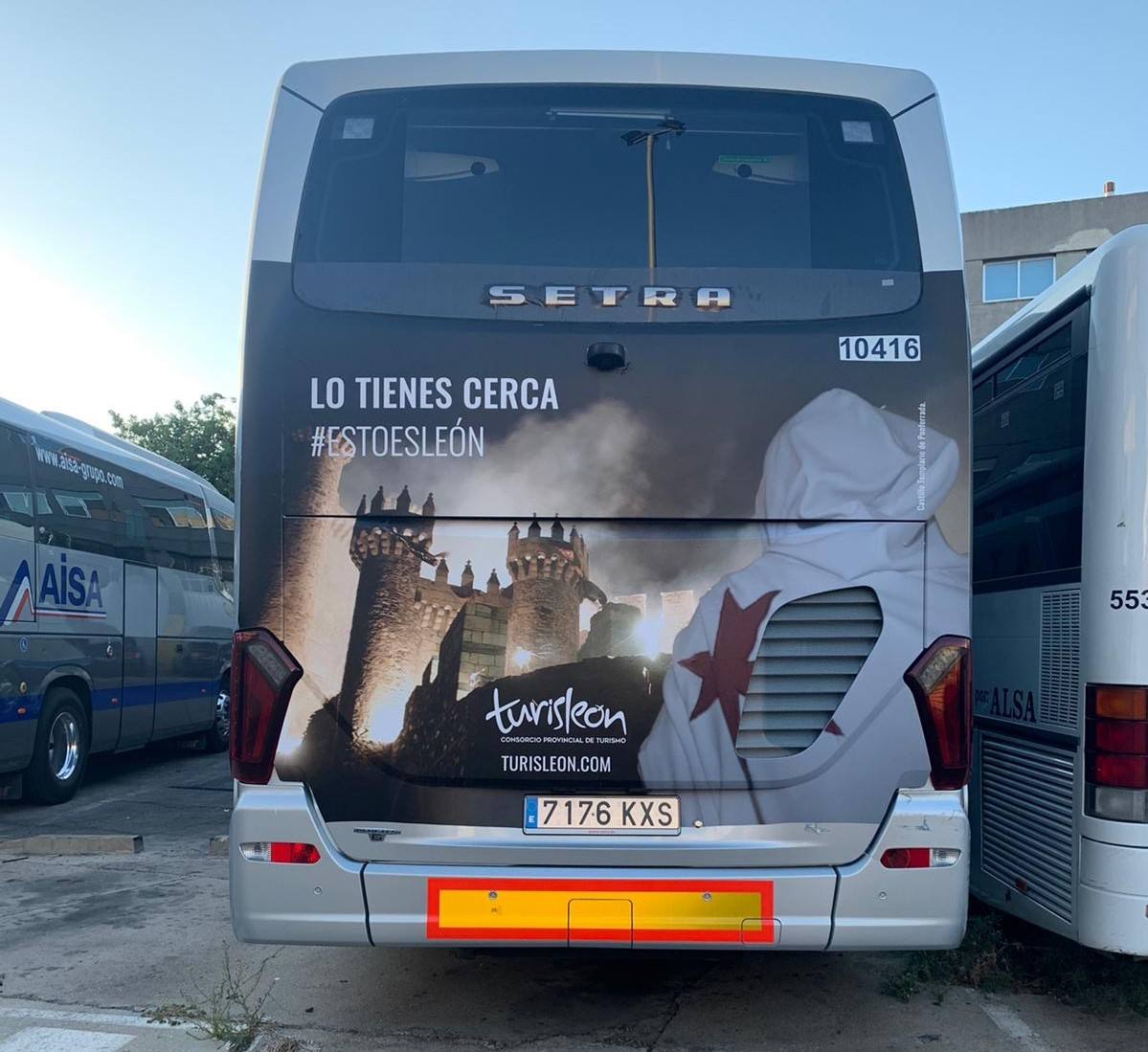 Campaña de Alsa para promocionar León como destino. 