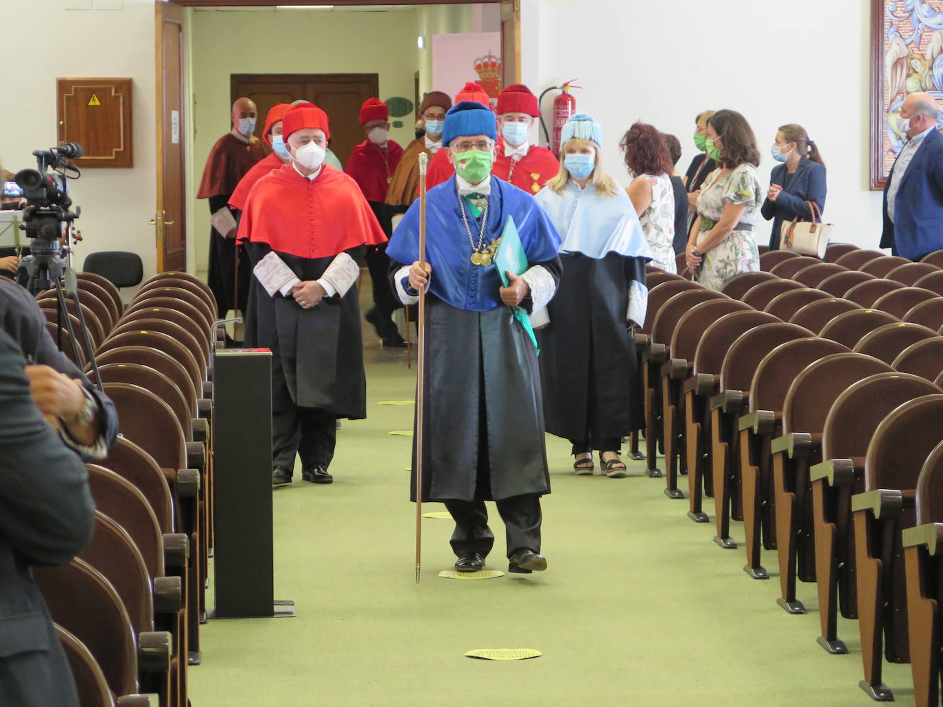 Ceremonia de investidura de Juan Francisco García Marín como rector de la Universidad de León.
