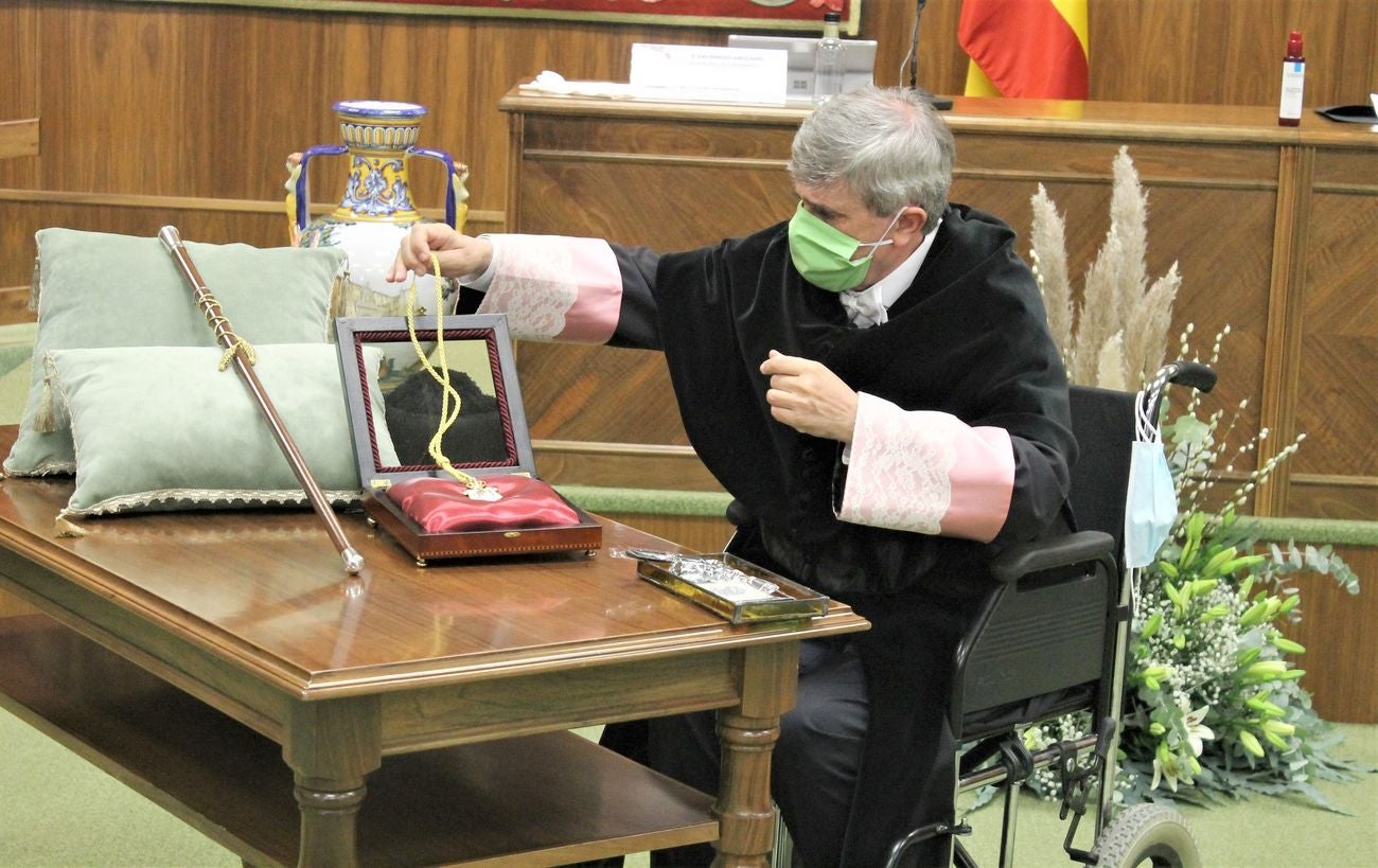 Ceremonia de investidura de Juan Francisco García Marín como rector de la Universidad de León.