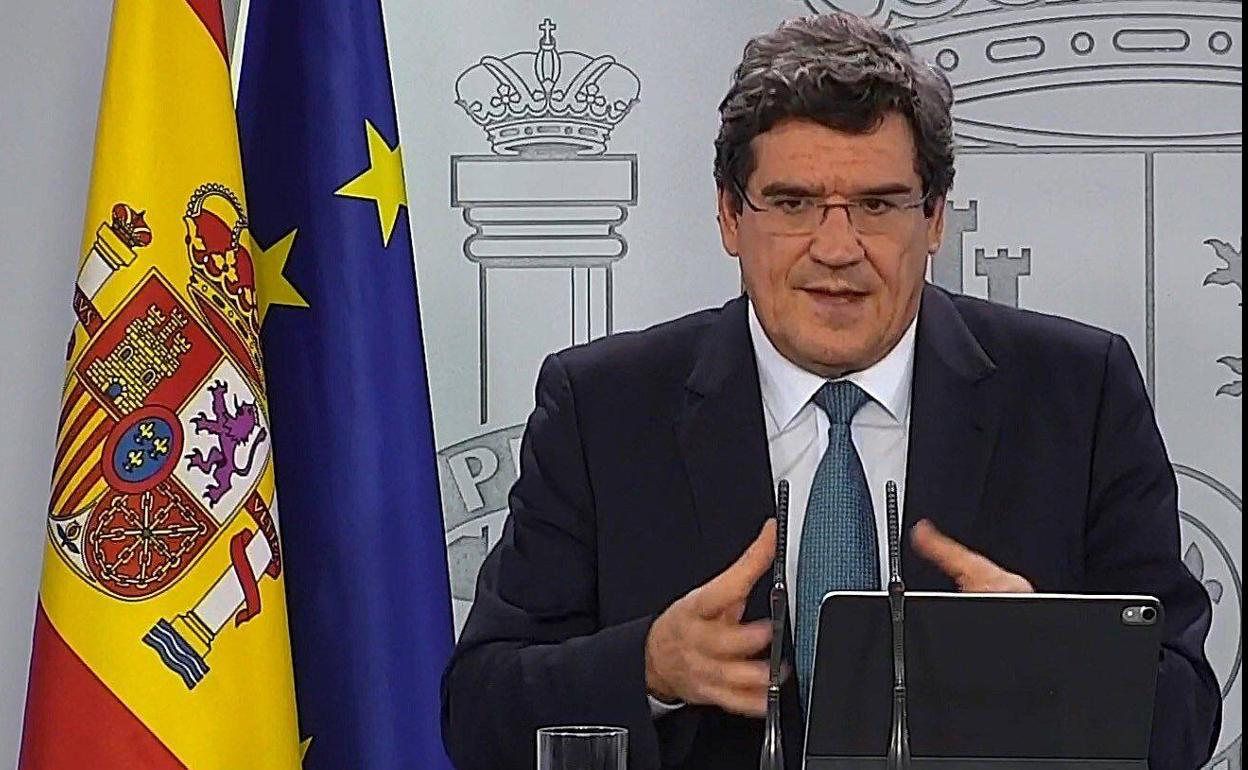 José Luis Escrivá, ministro de Inclusión, Seguridad Social y Migraciones 