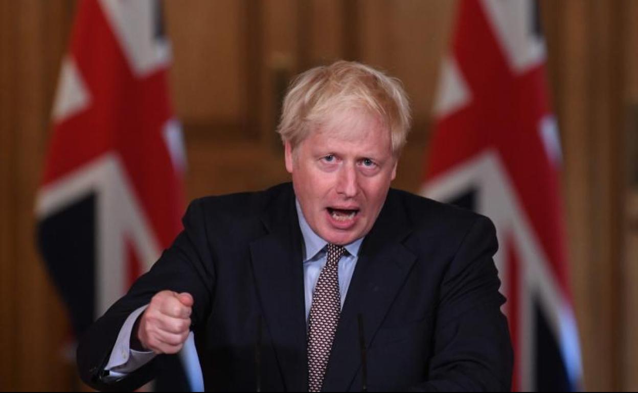 Boris Johnson, primer ministro británico.