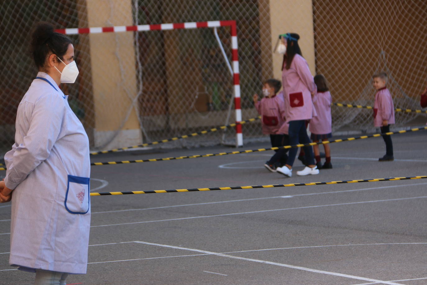 Los pequeños de Infantil y Primaria han regresado a las clases en el curso más atípico.