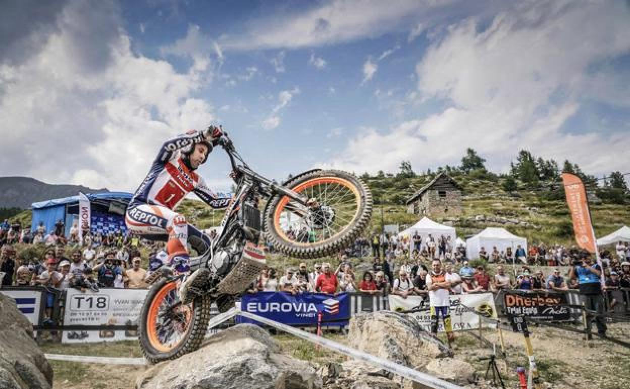 Toni Bou durante una prueba.