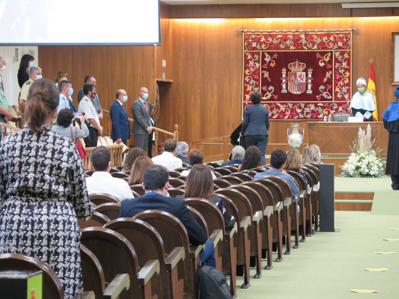 El Aula Magna de la Universidad de León es el escenario del acto solemne de inicio de curso. 