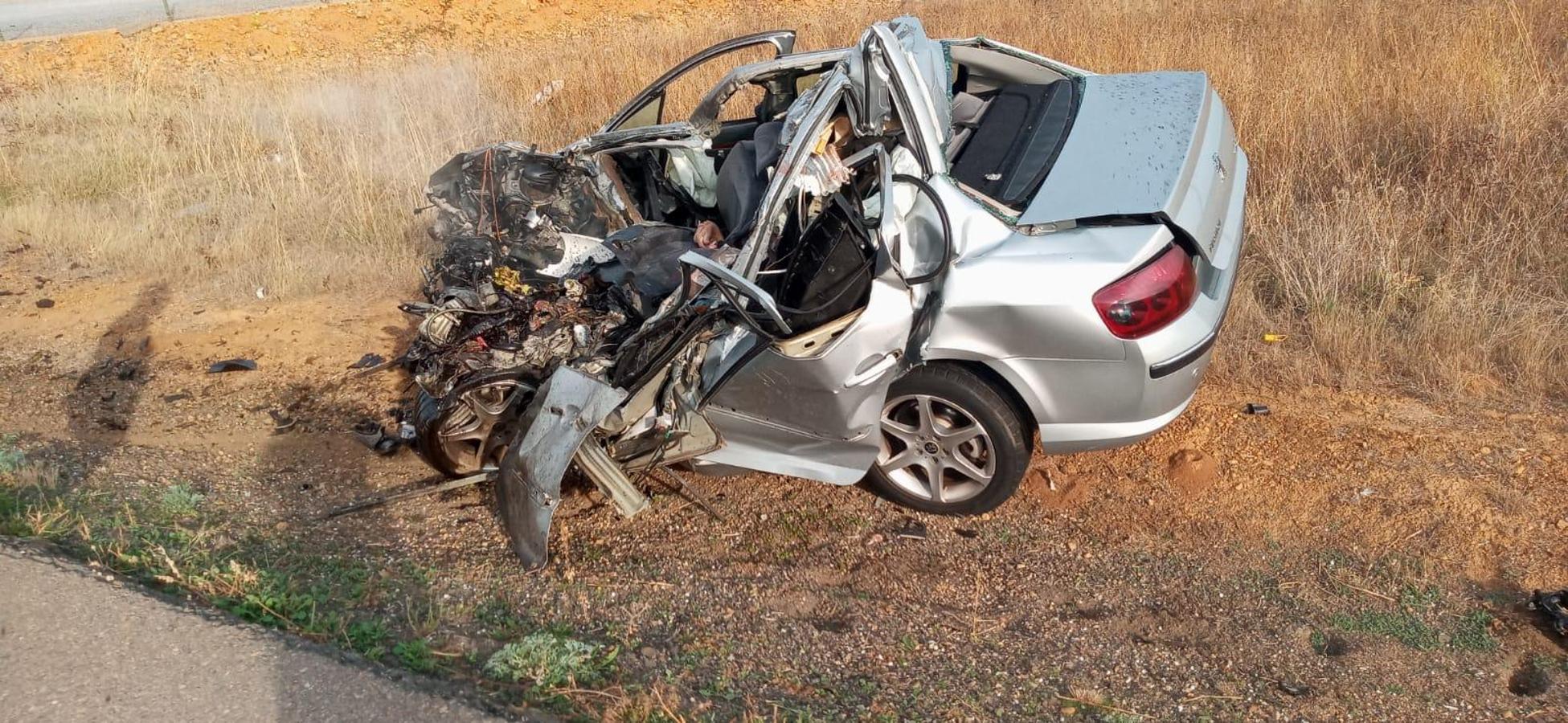 Fotos: Accidente en Valverde de la Virgen