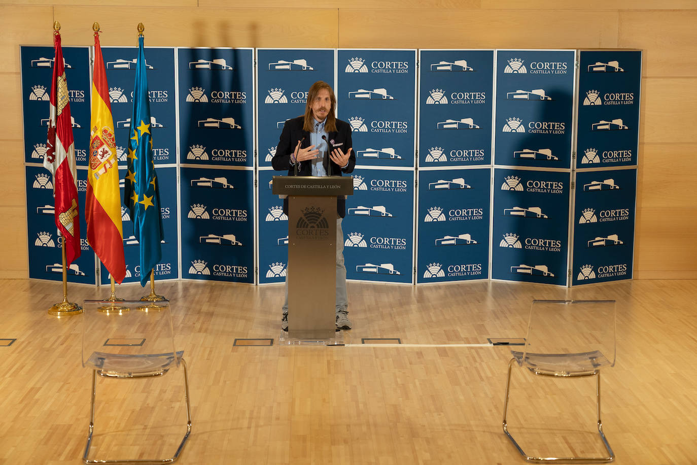 Fotos: Rueda de prensa de Pablo Fernández
