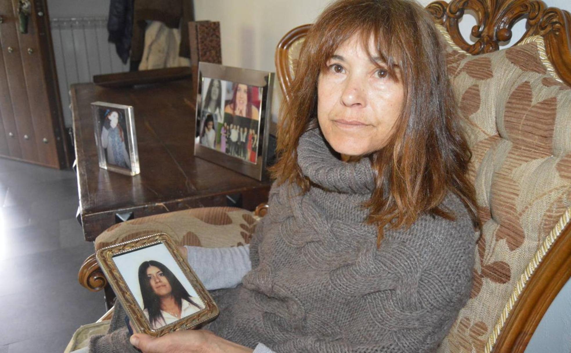 Julia Fernández, madre de la joven Sheila Barrero asesinada en enero de 2004 en el Alto de Cerredo.