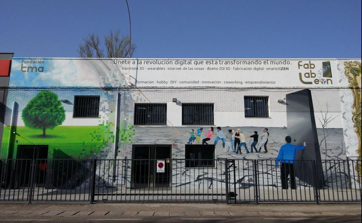 Fachada de las instalaciones de Fab Lab León.