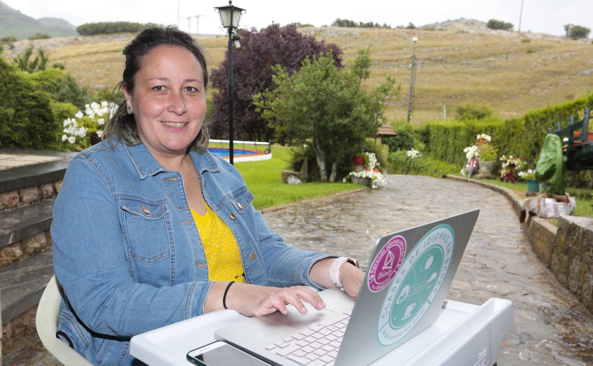 María García, propietaria de la app 'Oxinity'.