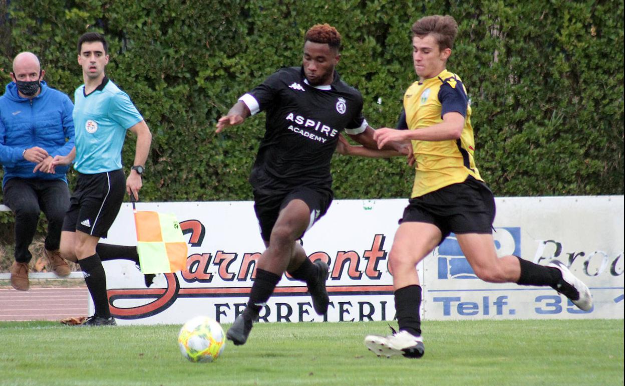 Kawaya, en el amistoso ante La Virgen