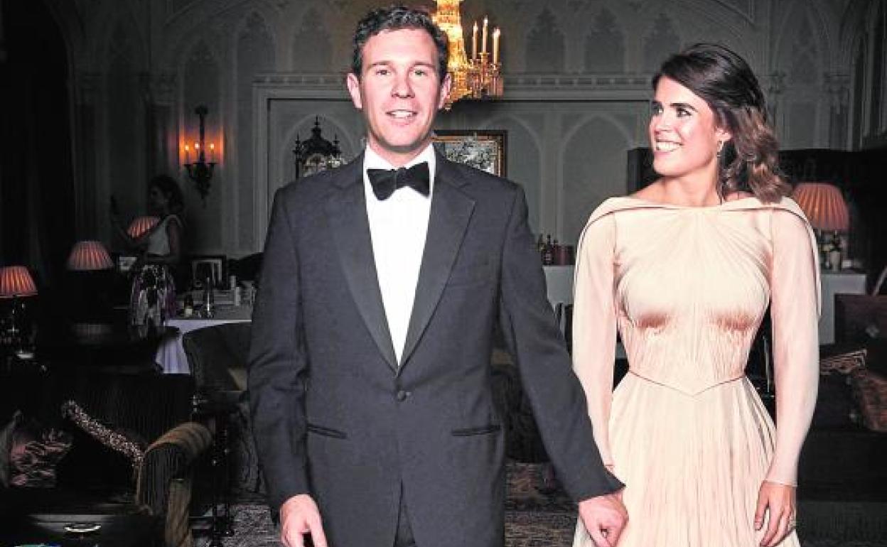 La princesa Eugenia y Jack Brooksbank. 