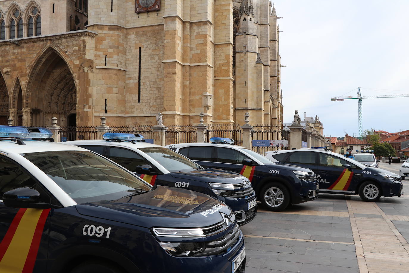 Los nuevos coches de la Policía Nacional. 