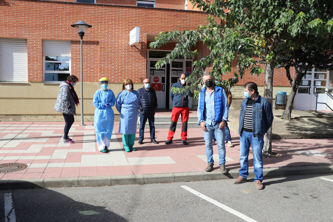 Fotos: Movilización para reivindicar una sanidad rural pública y de calidad en Mansilla de las Mulas