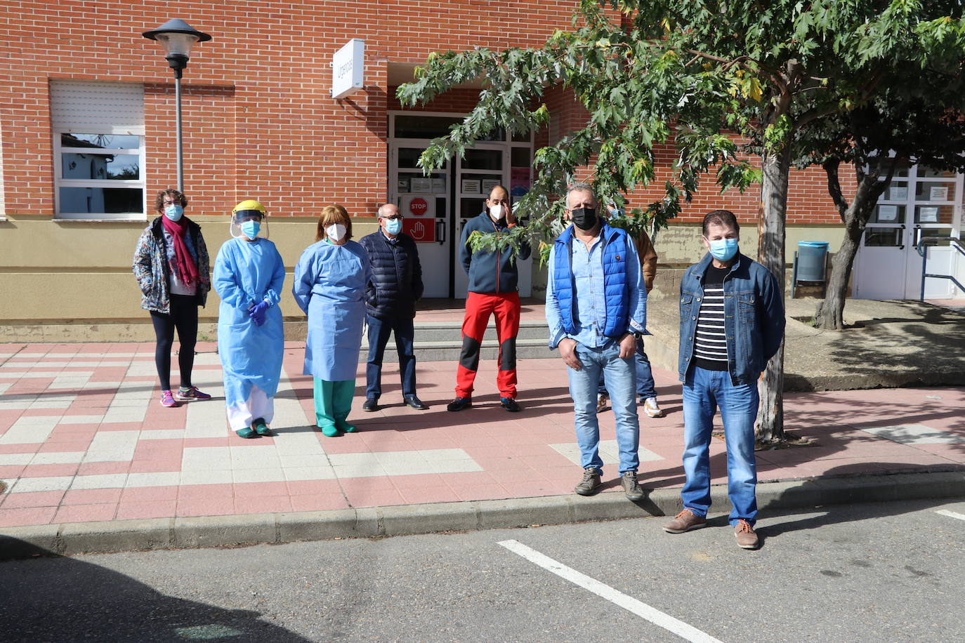 Fotos: Movilización para reivindicar una sanidad rural pública y de calidad en Mansilla de las Mulas