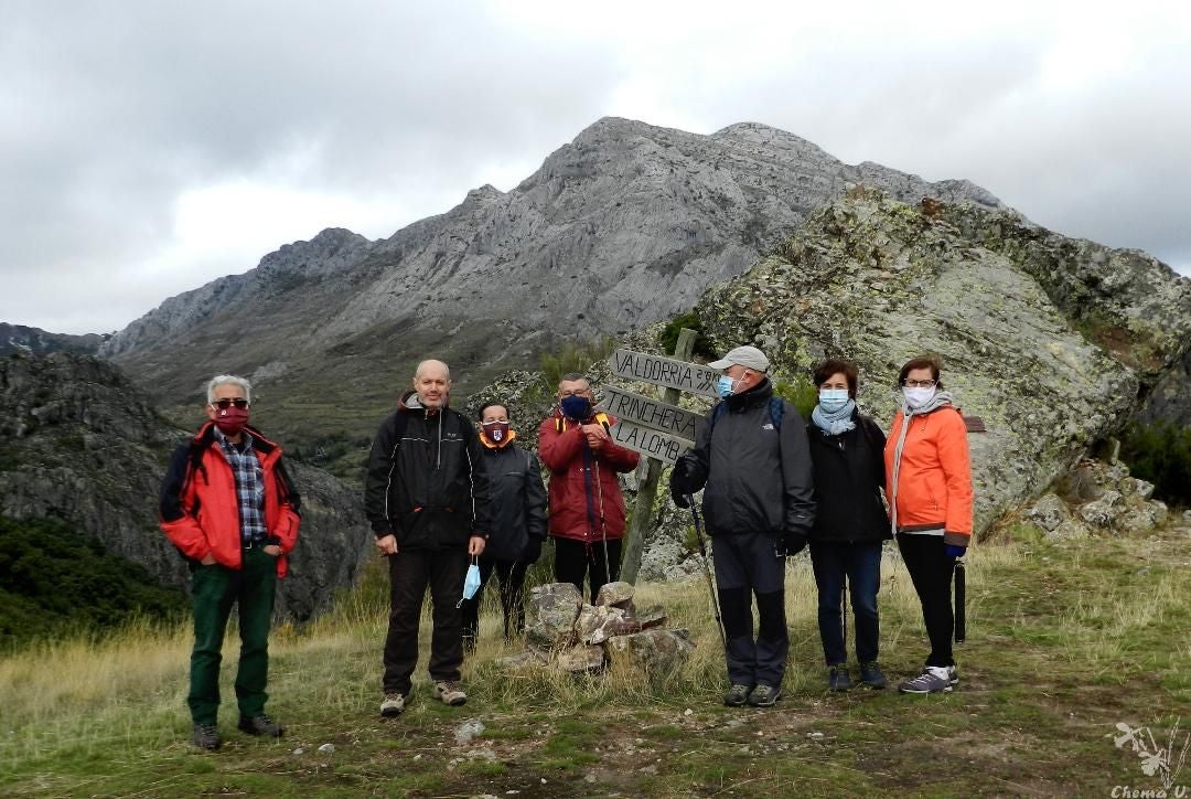 Trincheras en la Peña Morquera.