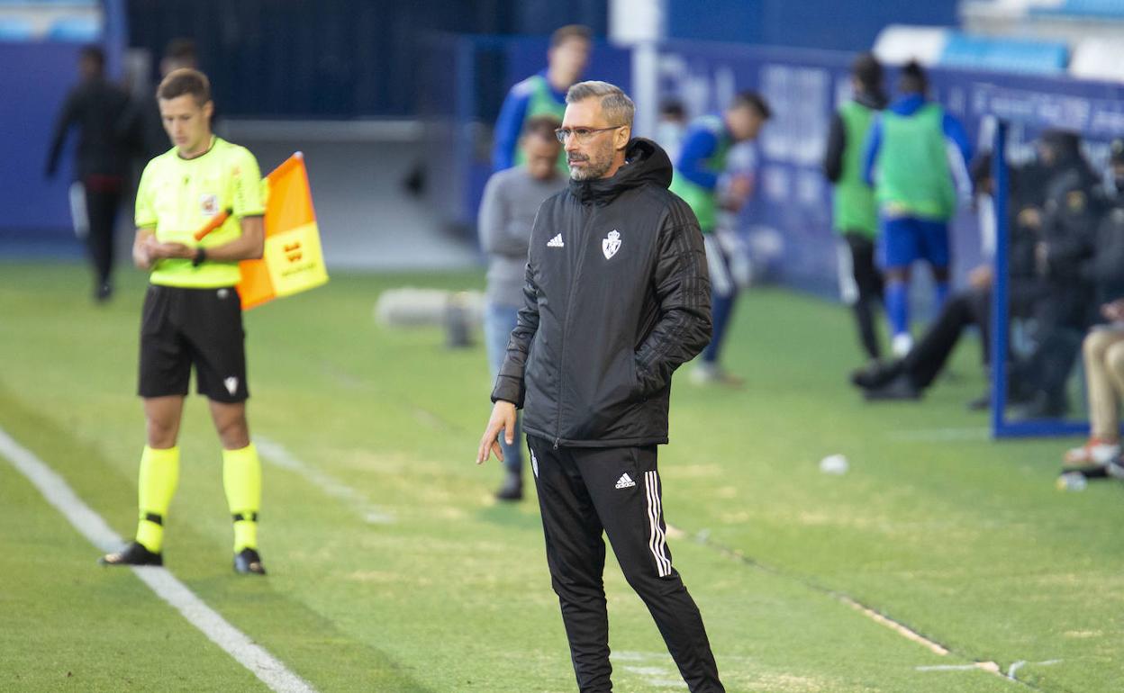 Jon Pérez Bolo, entrenador de la Ponferradina.