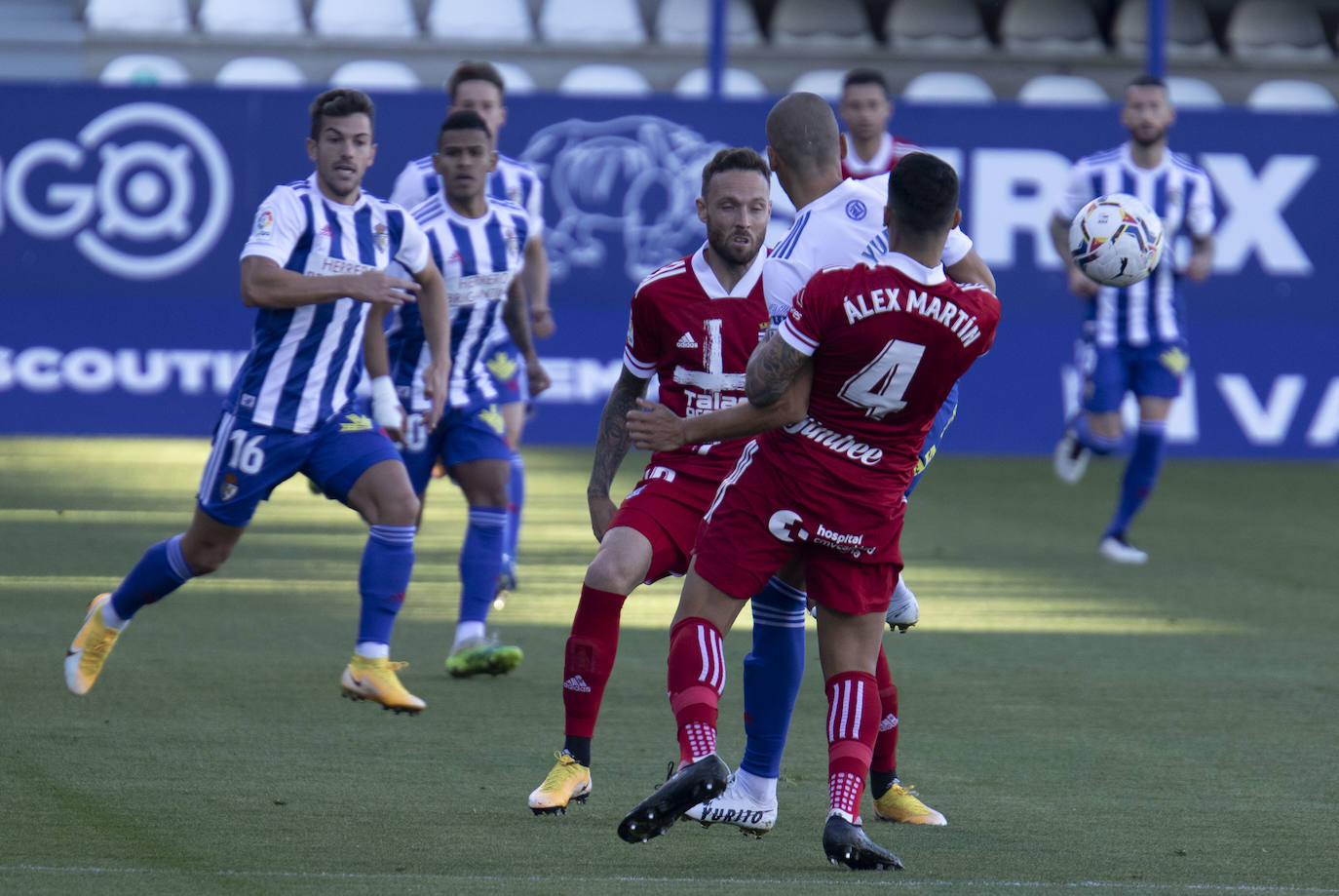 El equipo berciano vio rota su racha de triunfos en un partido donde su rival fue mejor.