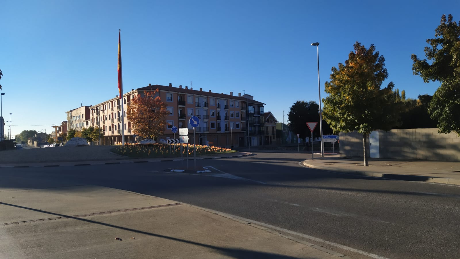 Banderas de España en Astorga. 