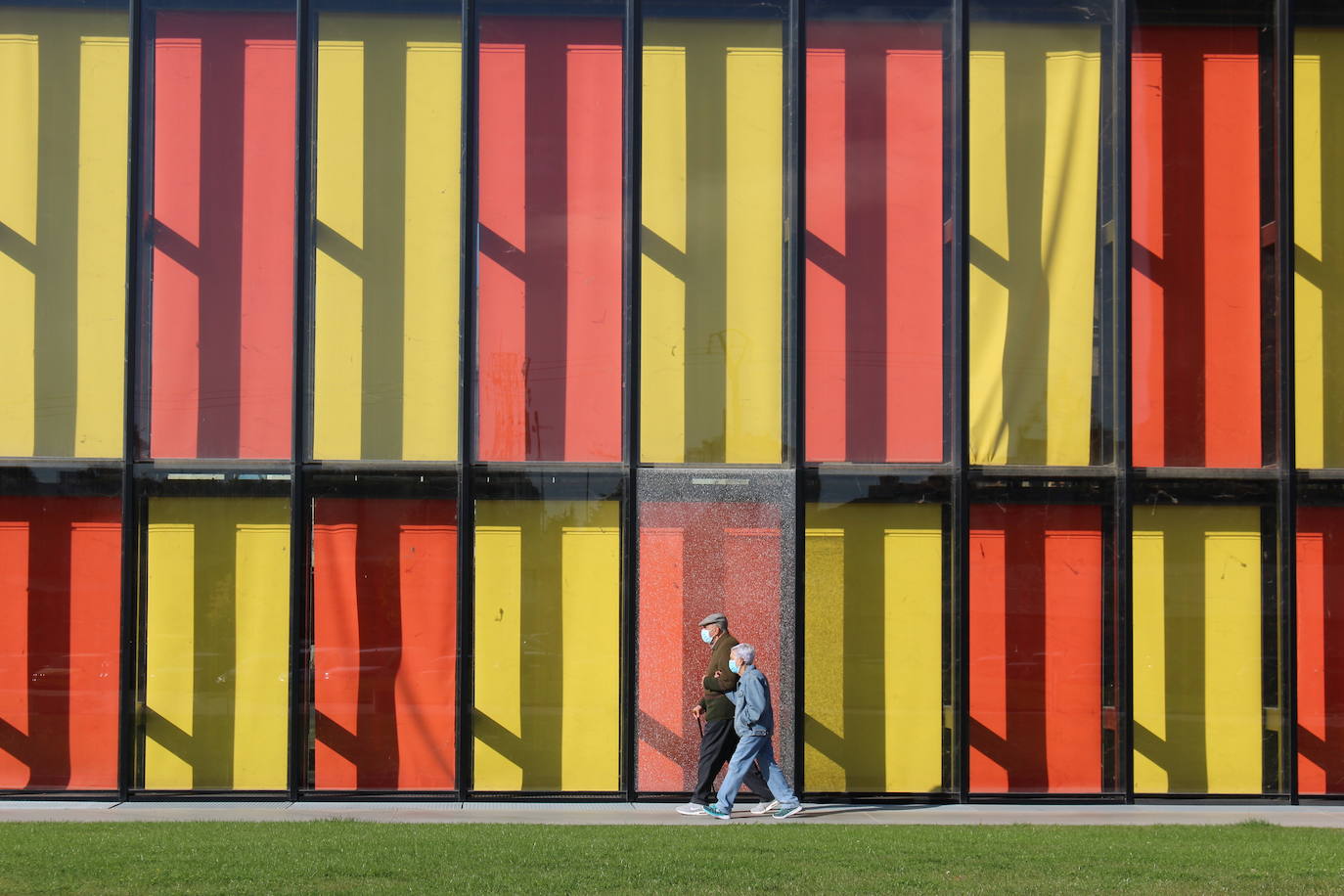 El Palacio de Exposiciones, en la mañana del martes. 