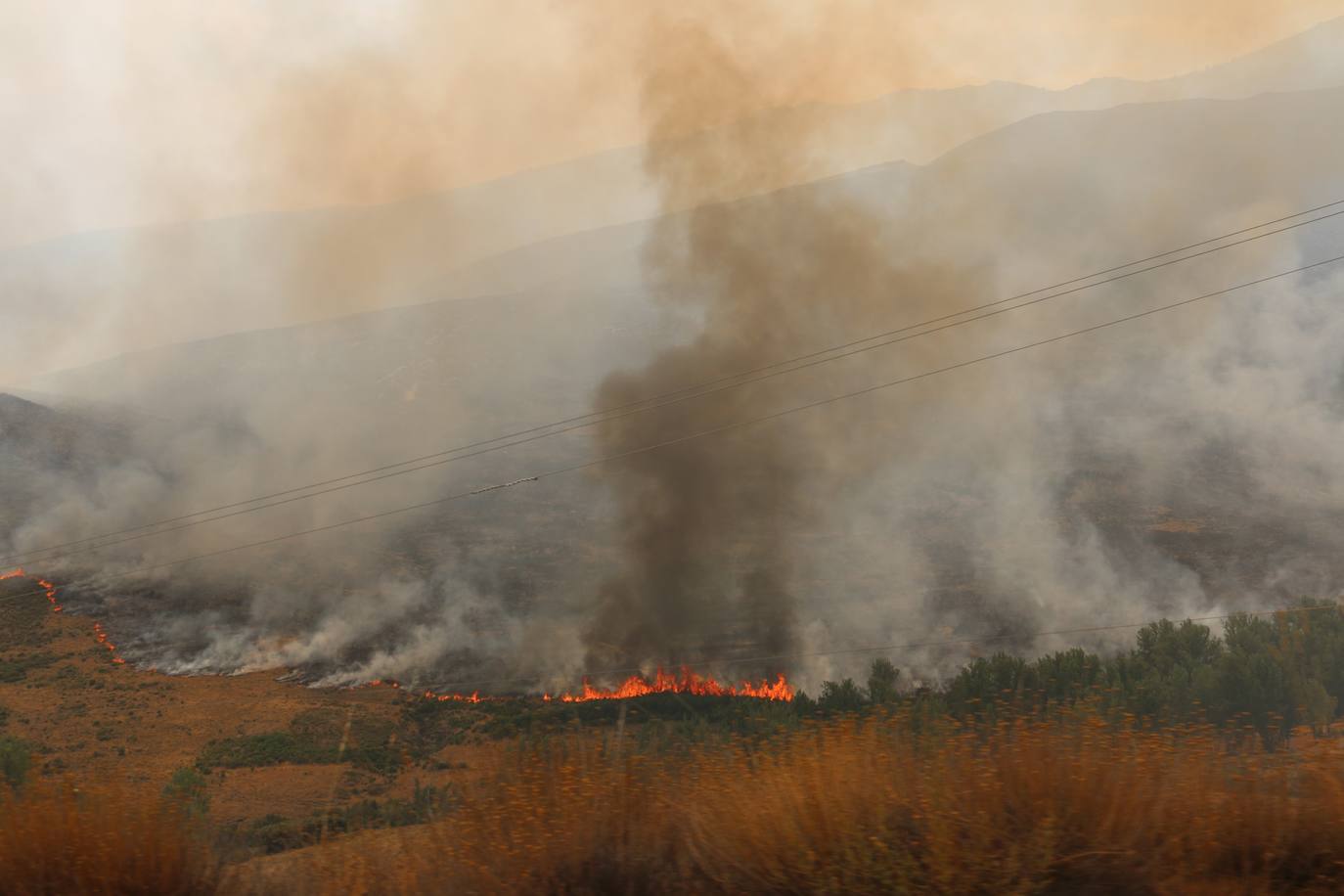 Fueron varios días de miedo, desolación y espanto para los vecinos de esta zona de la provincia de León.