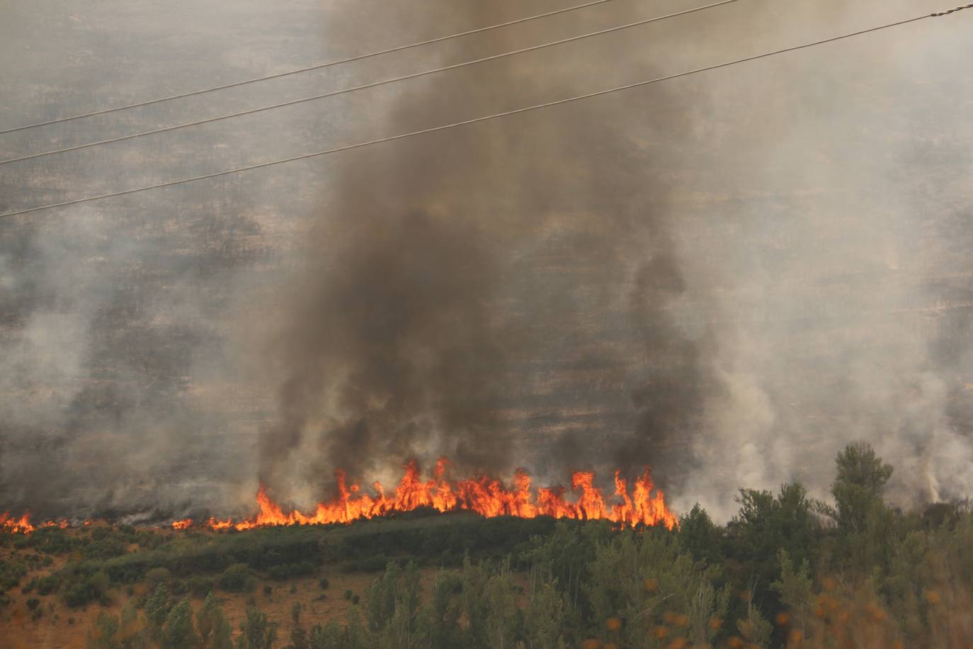 Fueron varios días de miedo, desolación y espanto para los vecinos de esta zona de la provincia de León.