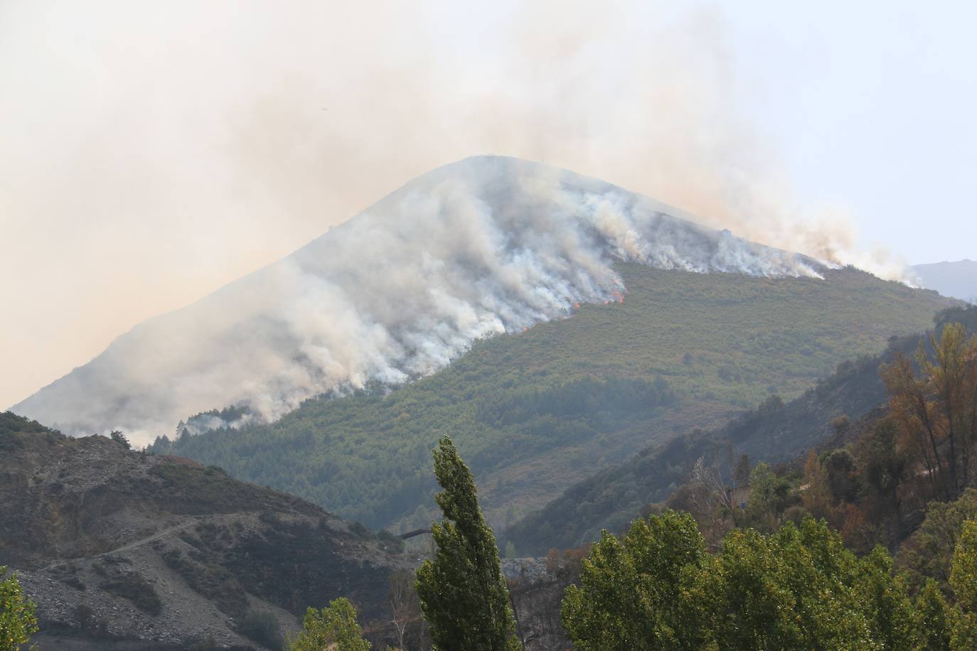 Fueron varios días de miedo, desolación y espanto para los vecinos de esta zona de la provincia de León.