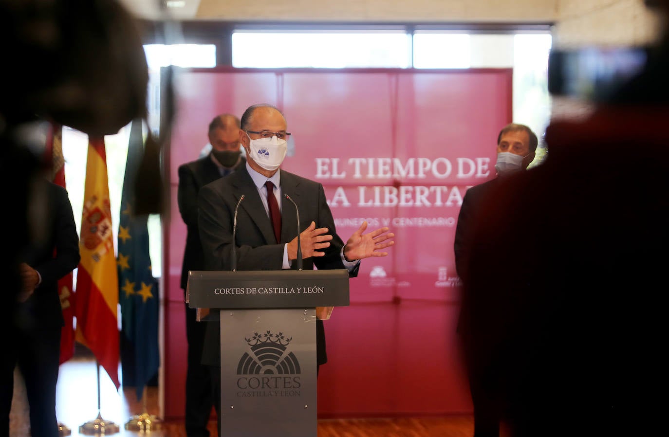 Fotos: El presidente de las Cortes se reúne con rectores de las universidades de Castilla y León