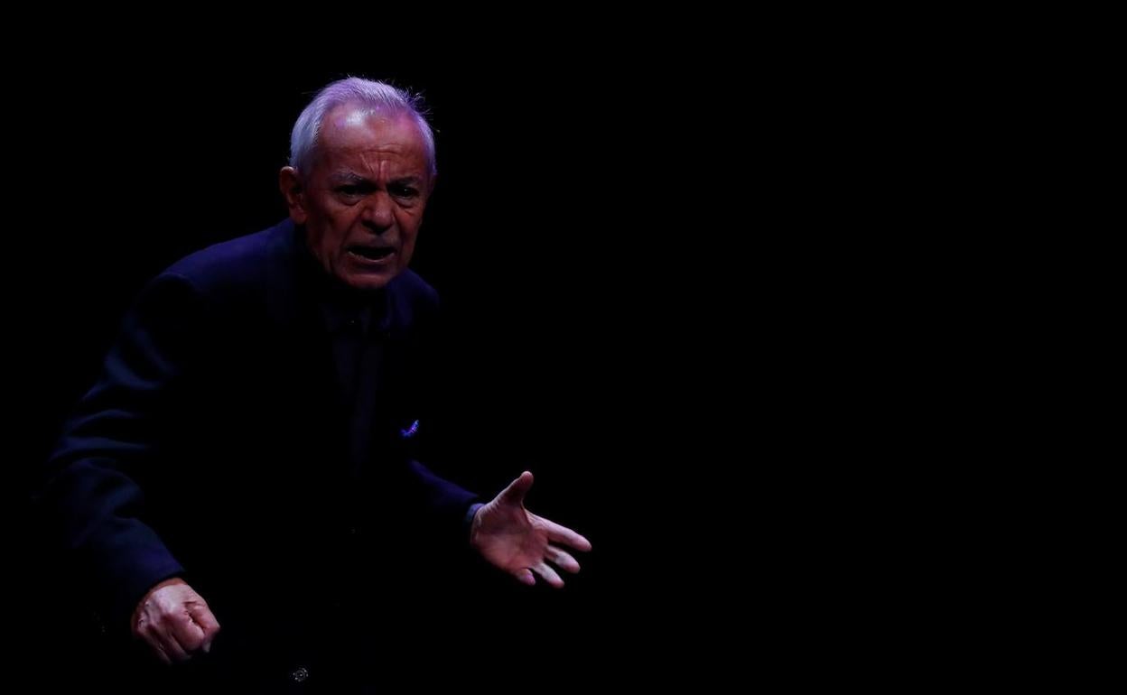 José Luis Gómez, en un ensayo del poema épico 'Cantar del mio Cid'.