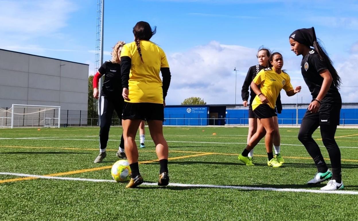 Un entrenamiento del Olímpico.