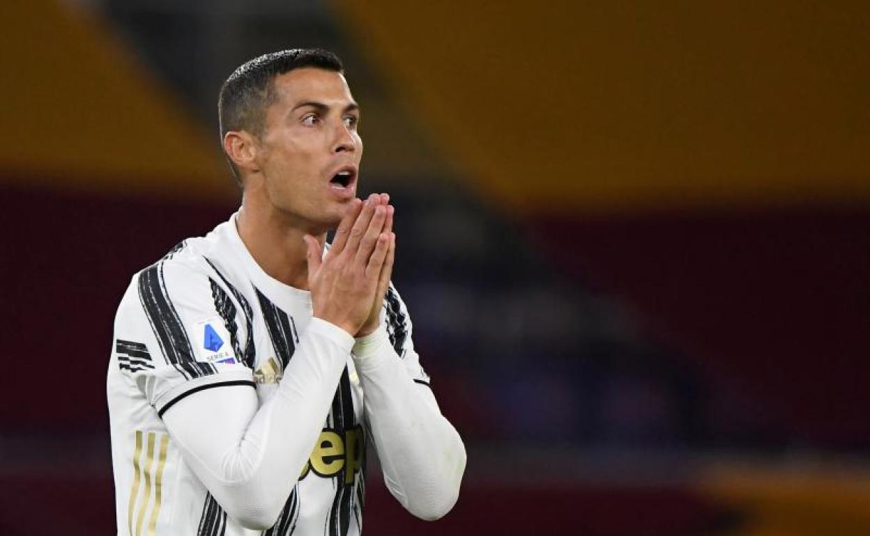 Cristiano Ronaldo, en un partido de la Juventus. 