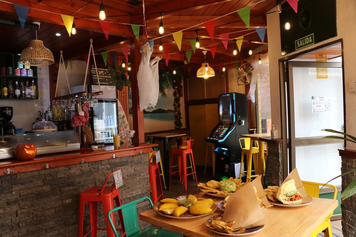 Arepas Lovers en la calle Santa Ana ofrece la mejor comida venezolana.