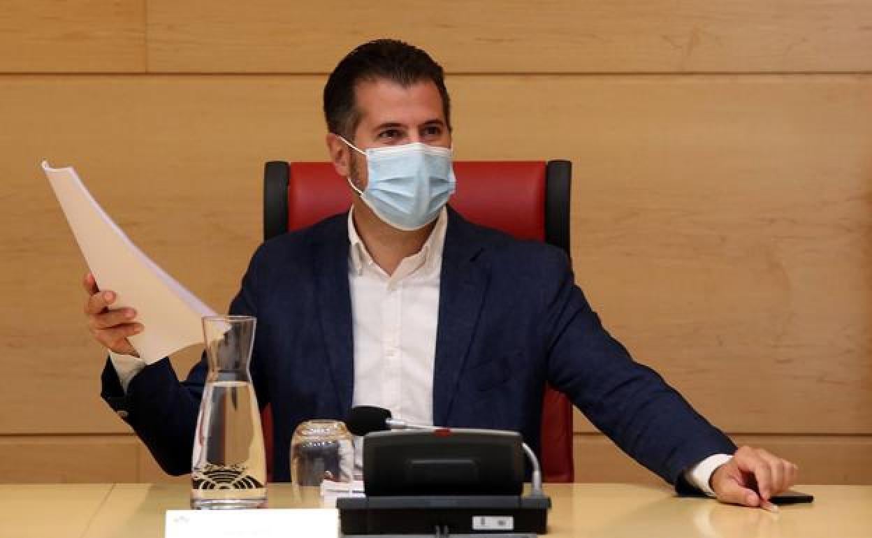 Luis Tudanca, líder del PSOE en Castilla y León. 