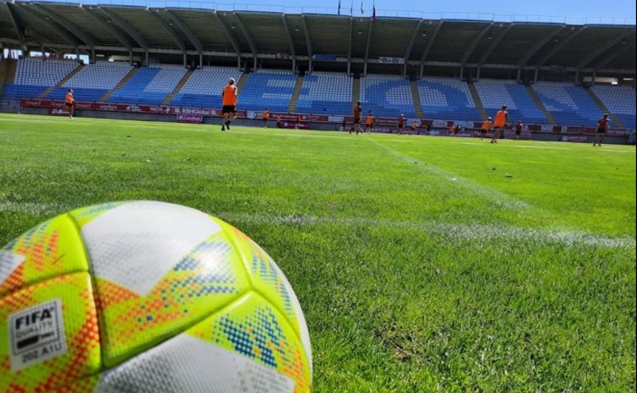 Imagen de Reino de León durante un entrenamiento.