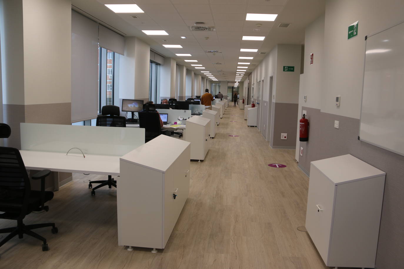 En el número 8 de la calle Astorga de la capital leonesa, en unas modernas instalaciones la compañia concentra desde julio todos los servicios que anteriormente tenía distribuidos por la capital leonesa.