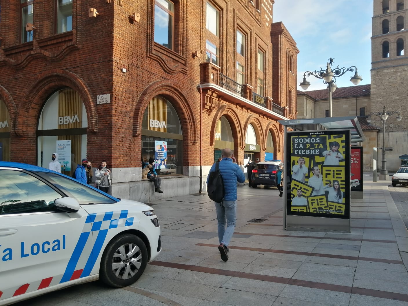 Un momento de la intervención. 