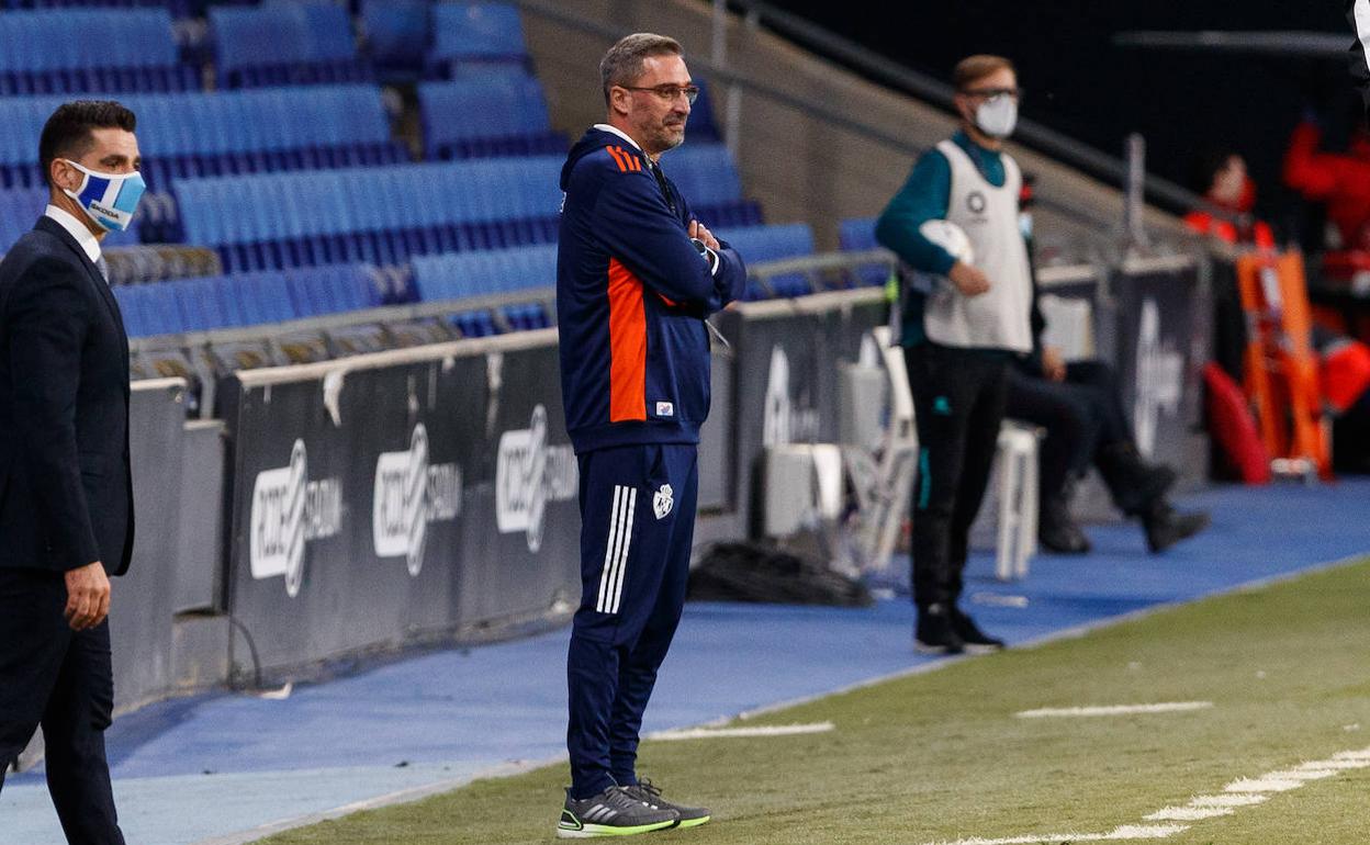 Bolo, durante el partido ante el Espanyol.