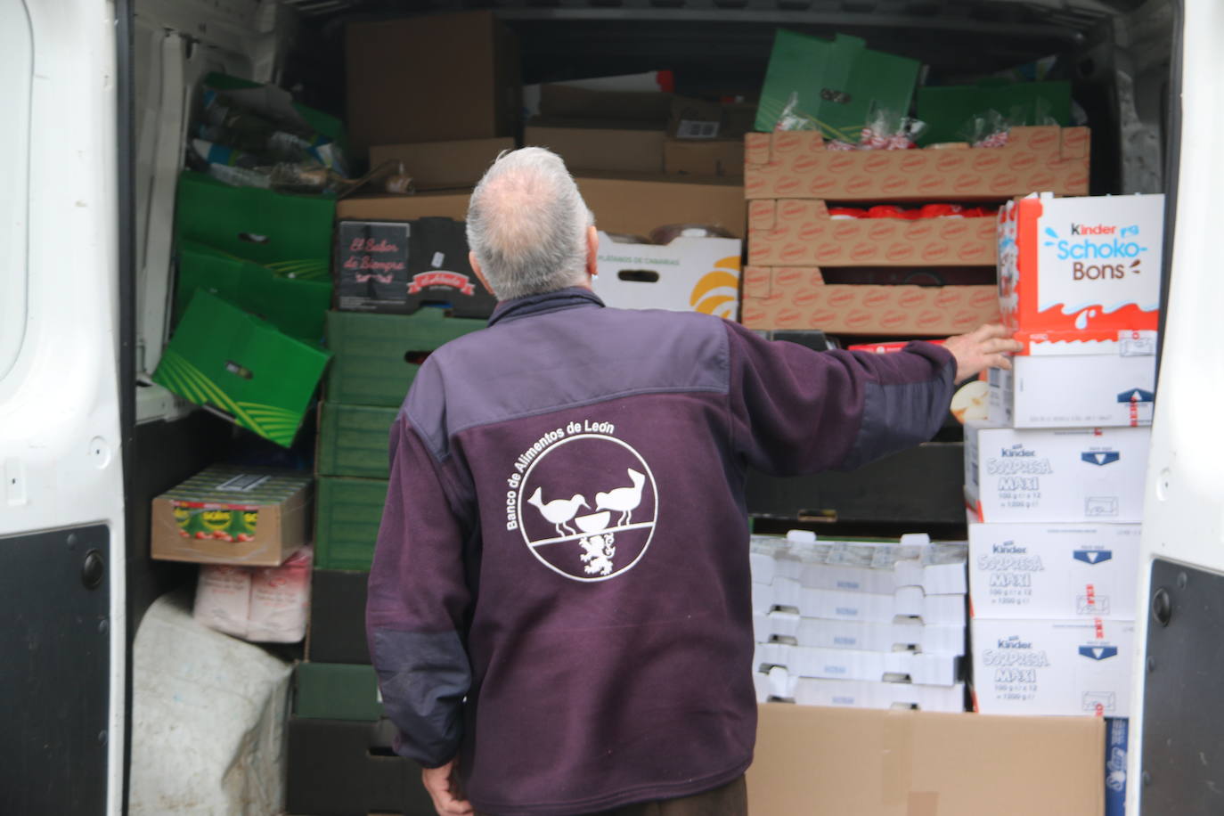 El almacén del Banco de Alimentos ha notado la subida de usuarios. 