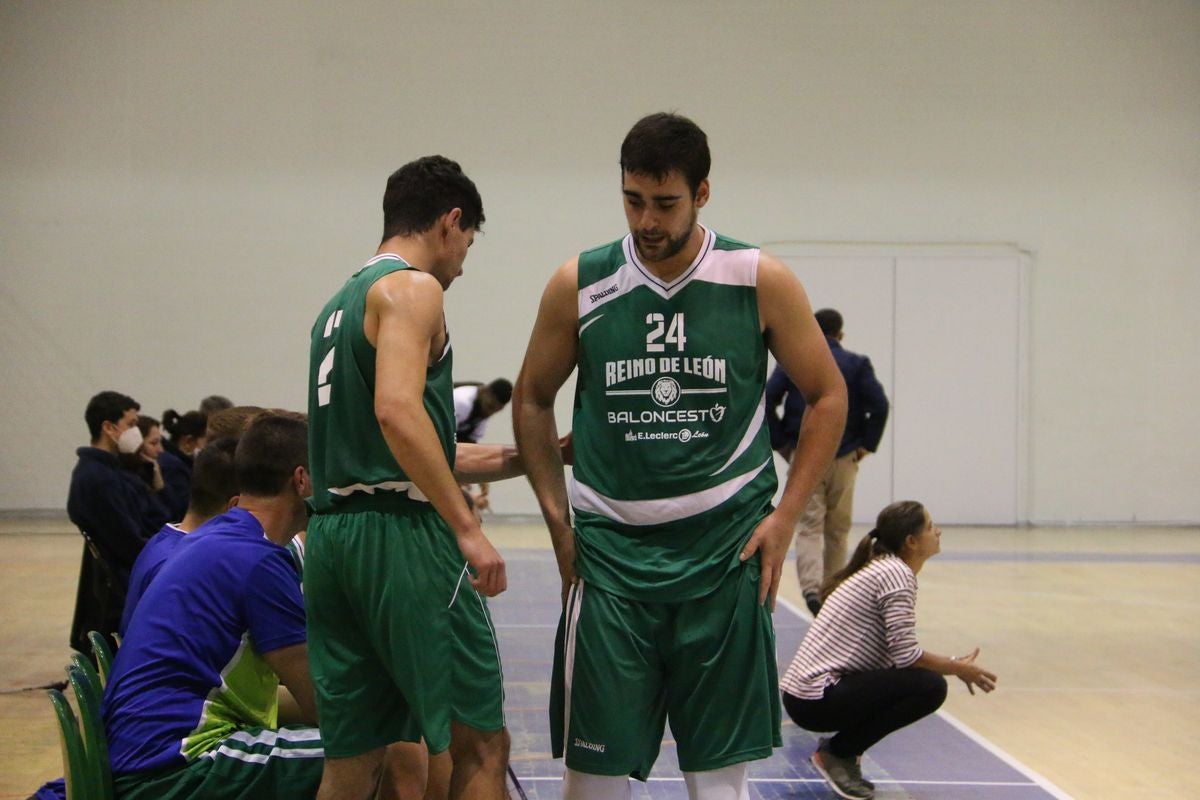 El club baloncesto Reino de León se estrena en la liga EBA esta temporada en el polideportivo San Esteban.