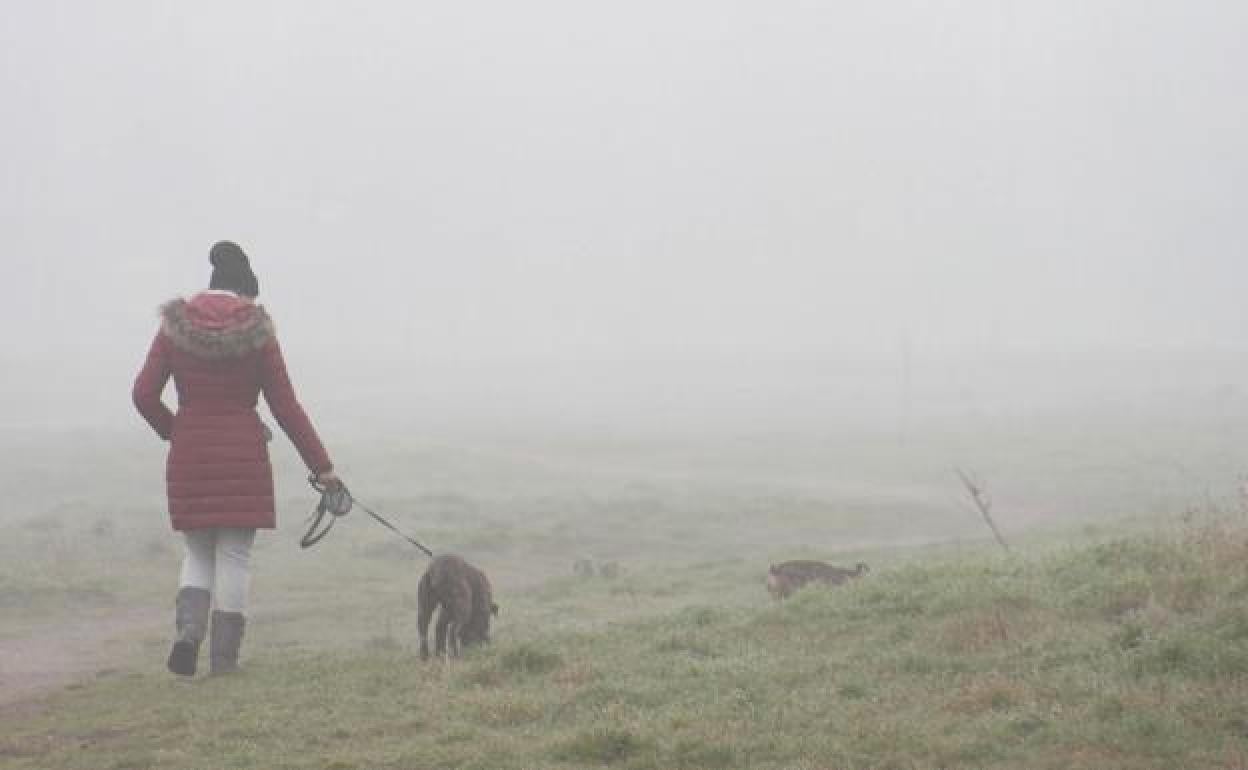 Imagen de archivo de la niebla sobre León. 