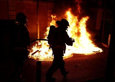 Imagen secundaria 1 - Altercados en distintas ciudades de España 