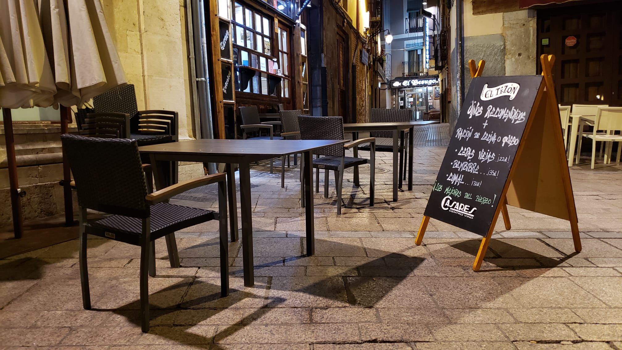 Últimas horas antes del cierre de la hostelería.
