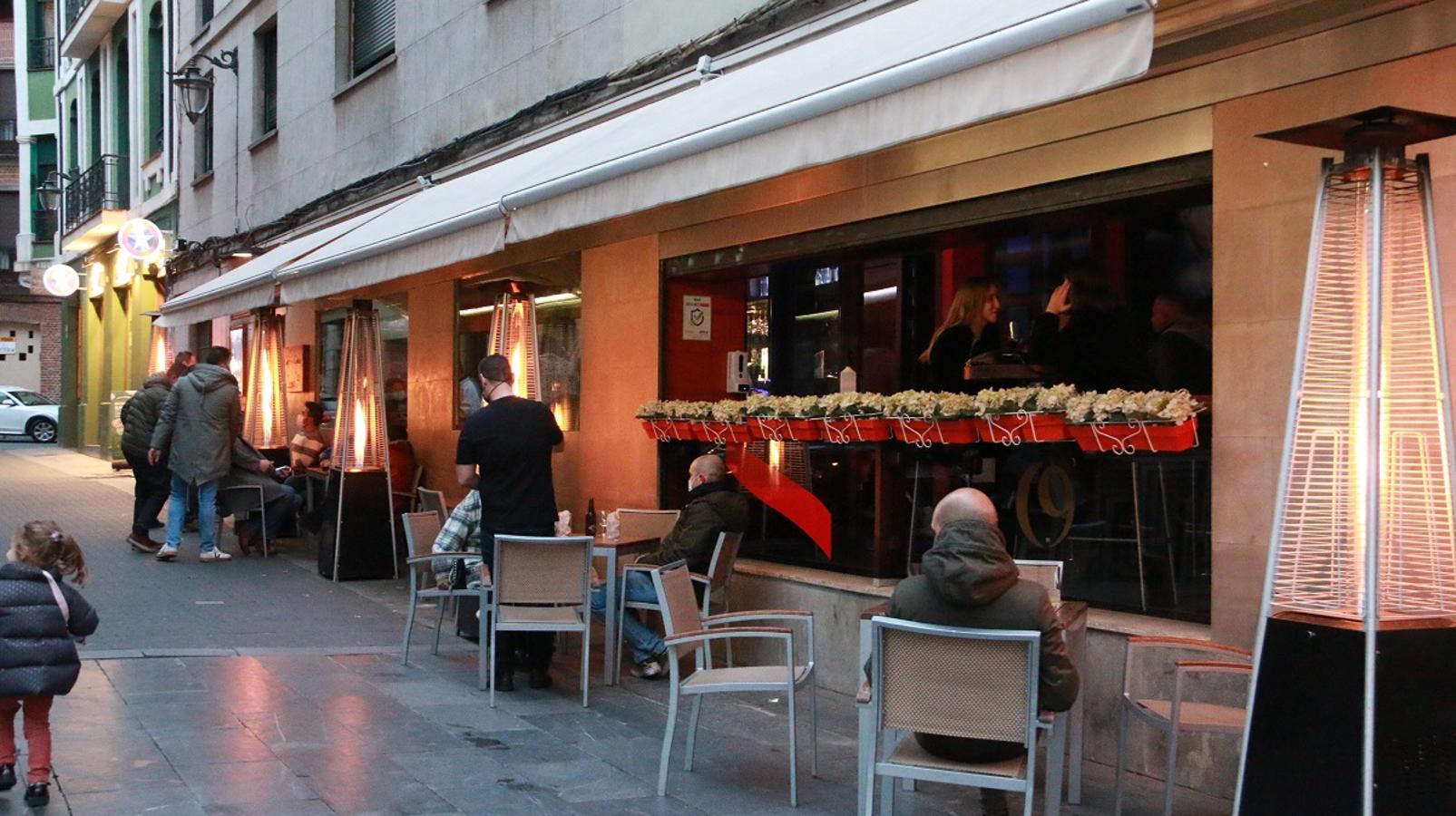 Últimas horas antes del cierre de la hostelería.