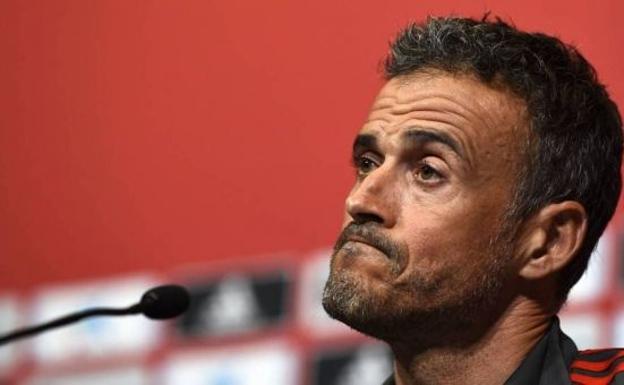 Luis Enrique, seleccionador español. 