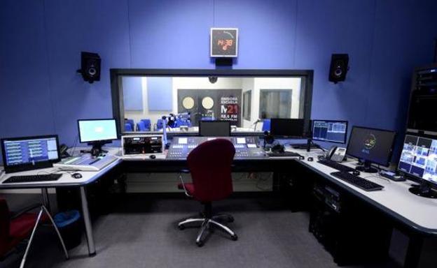 Estudio de radio. 