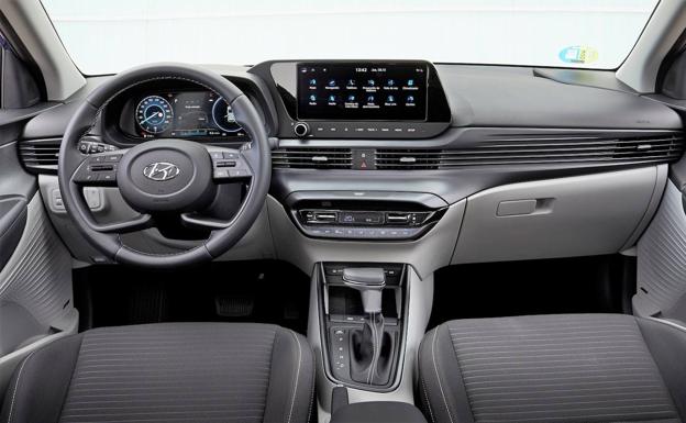 Interior del nuevo Hyundai i20.